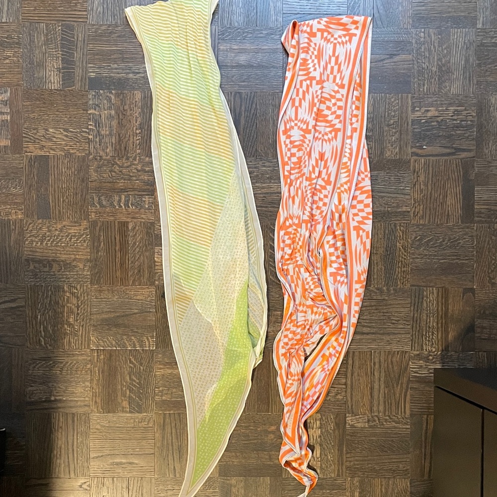 Two Marc jacobs summer scarves